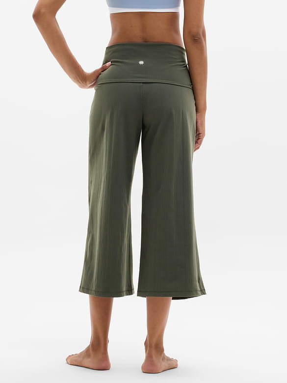 Eternity Rib Crop Wide Leg