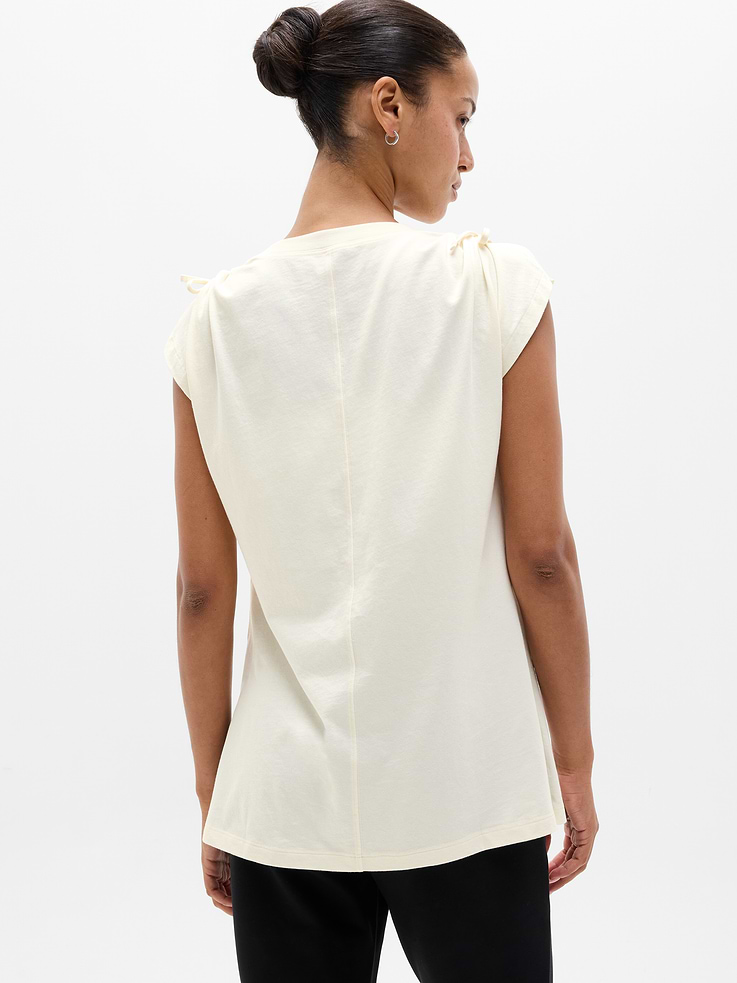 Image number 3 showing, Favorite Cotton Cinched Tee