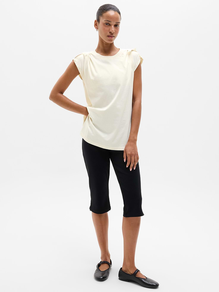 Image number 2 showing, Favorite Cotton Cinched Tee