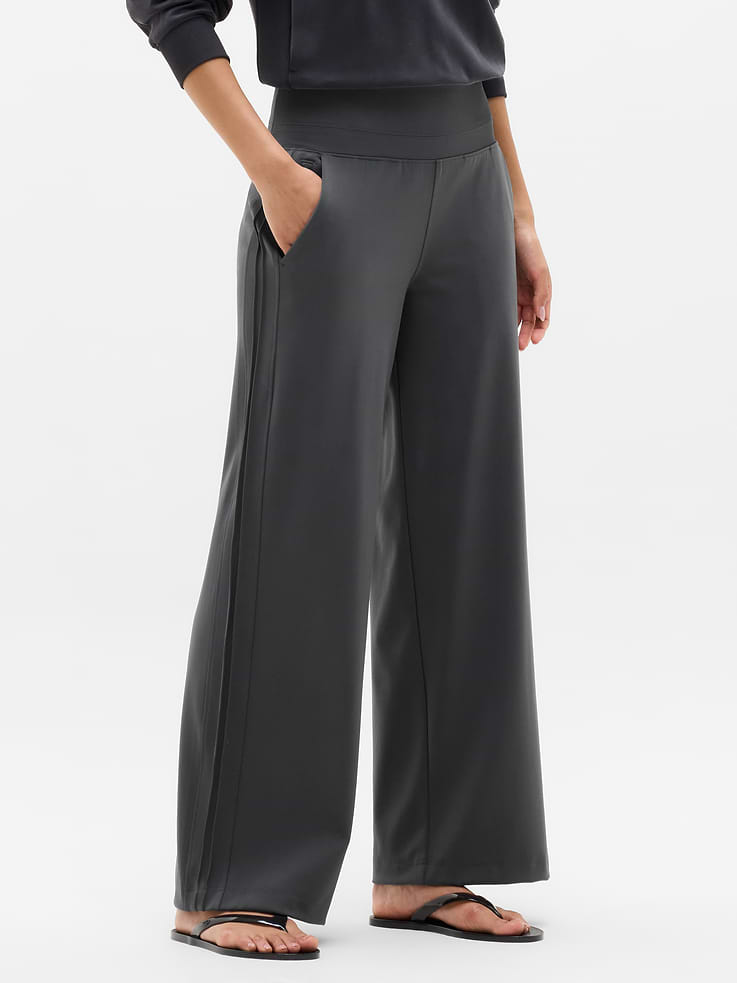 Image number 2 showing, Venice Pintuck High Rise Wide Leg Pant