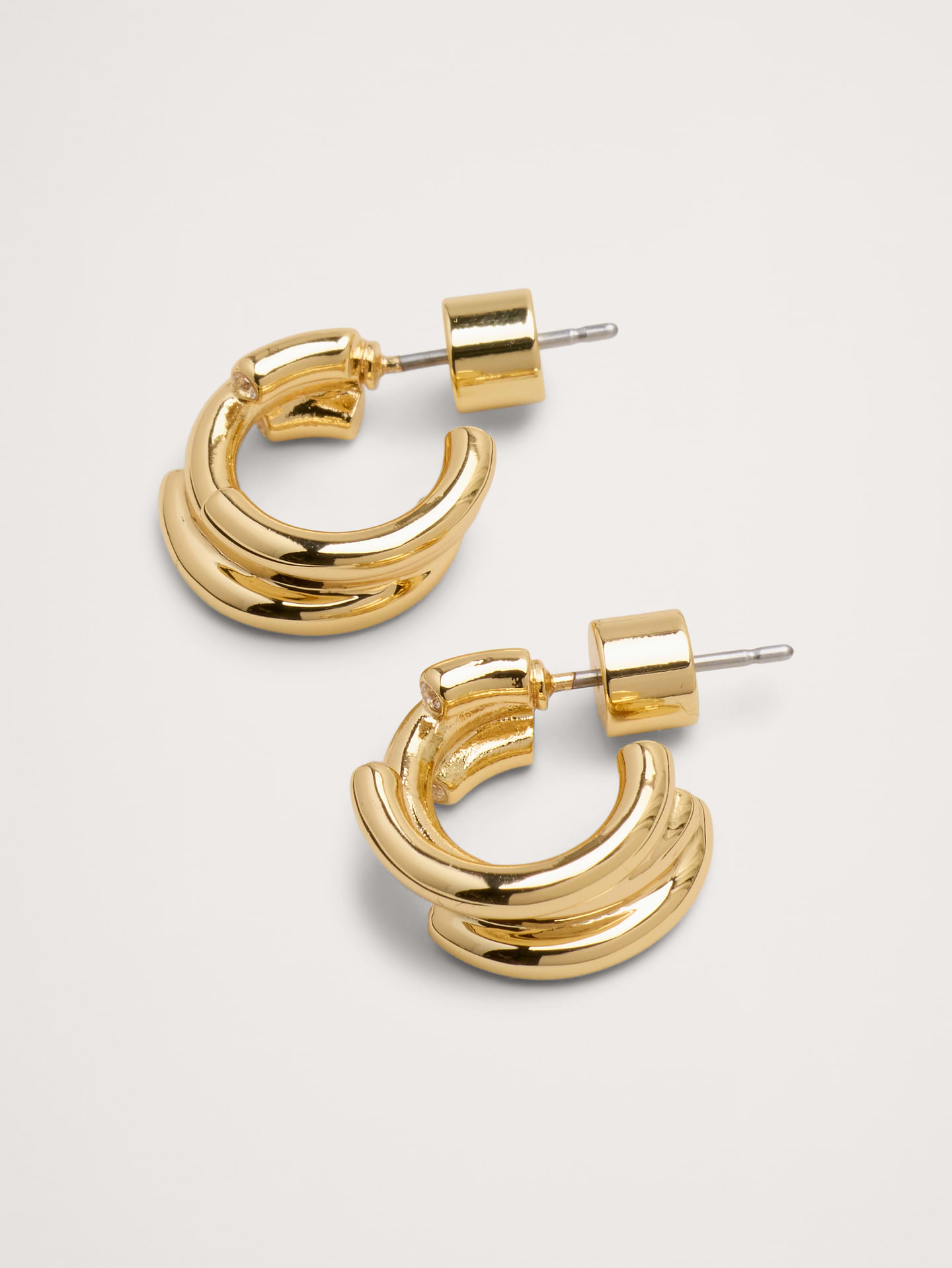 Image number 2 showing, Mini Dashed Hoop Earrings