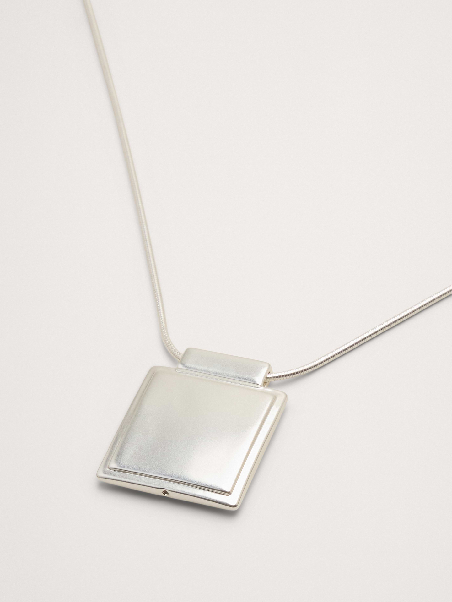 Image number 2 showing, Square Pendant Necklace