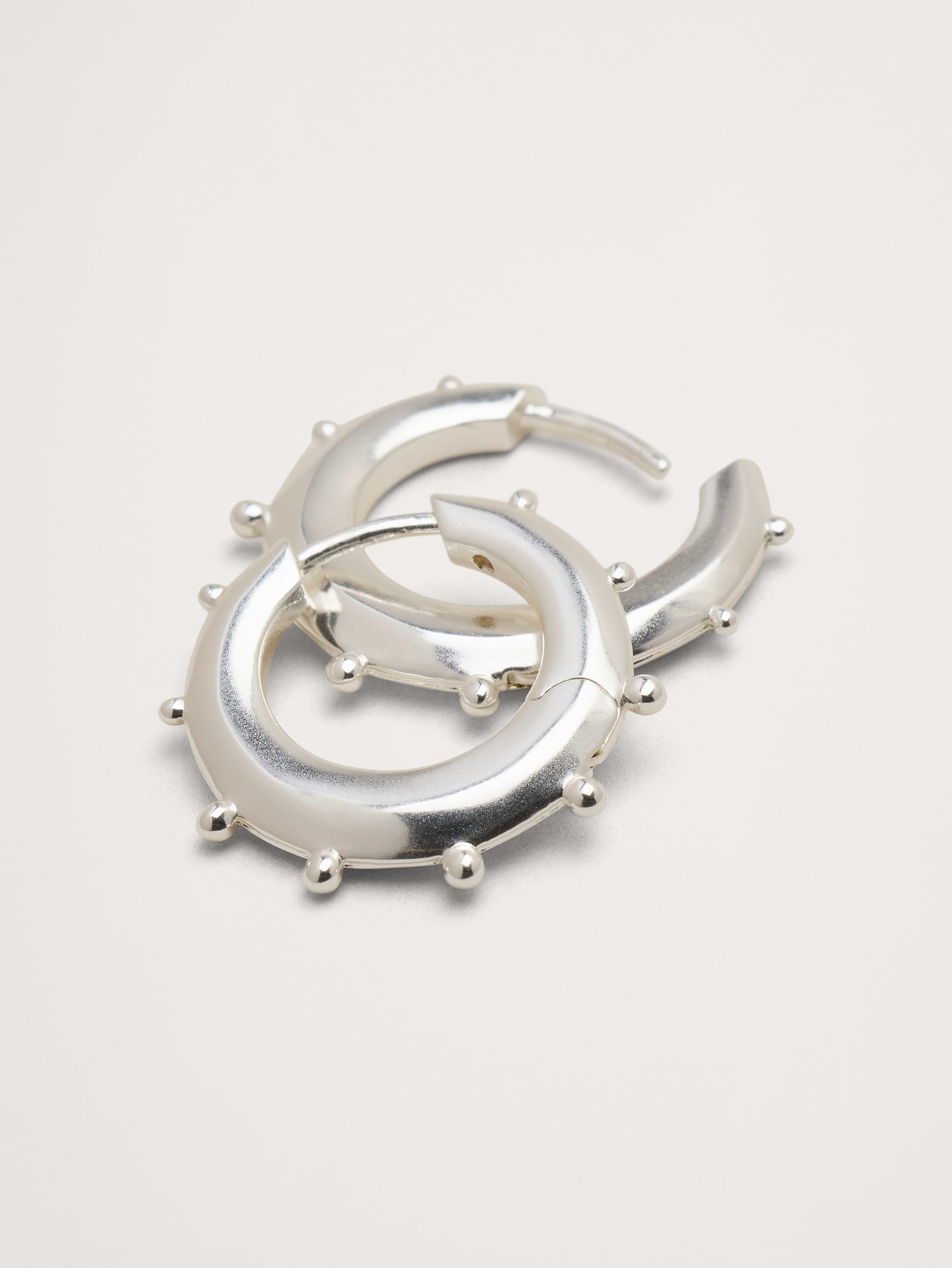 Image number 2 showing, Mini Spiked Hoop Earrings