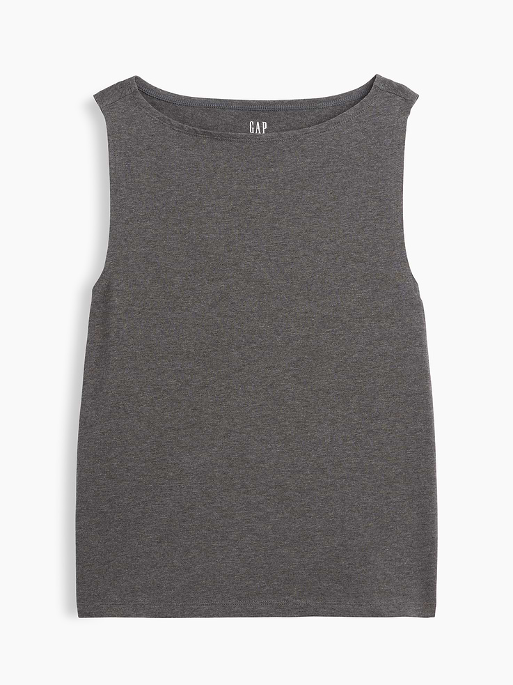 Image number 2 showing, Boatneck Tank Top