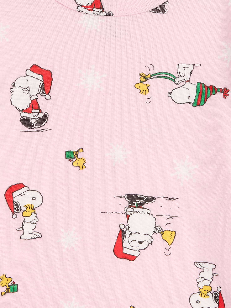 Image 2 of 4, Kids & babyGap Peanuts X-Mas Print PJ Set