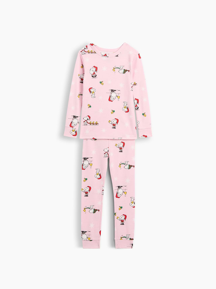 Image 3 of 4, Kids & babyGap Peanuts X-Mas Print PJ Set