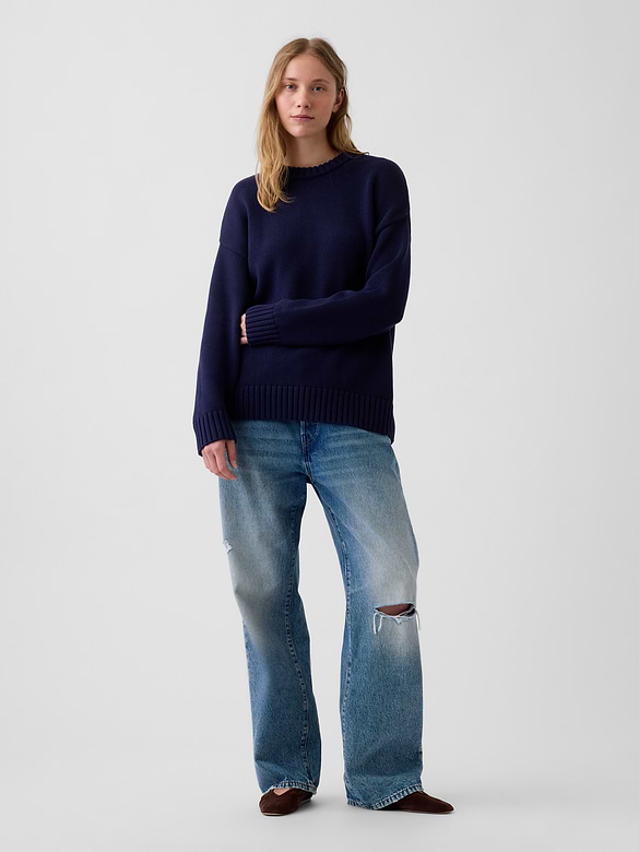 100% Cotton Oversized Sweater
