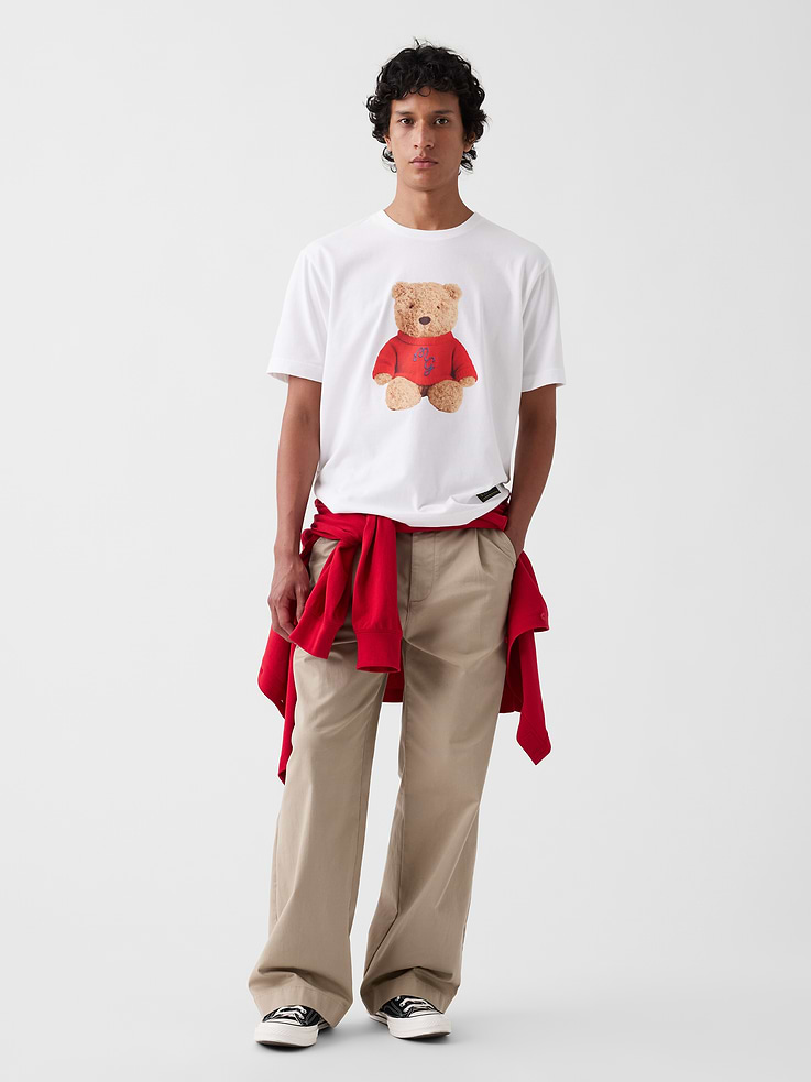 Image number 2 showing, Gap × Malbon Organic Cotton Brannan Bear T-Shirt