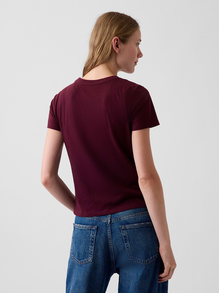 Image number 3 showing, 100% Cotton Authentic Shrunken T-Shirt
