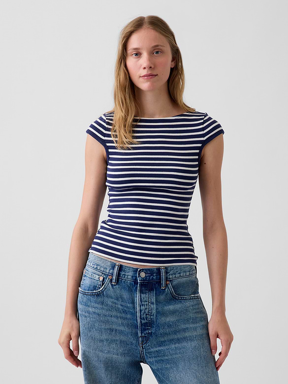 Modern Boatneck T-Shirt