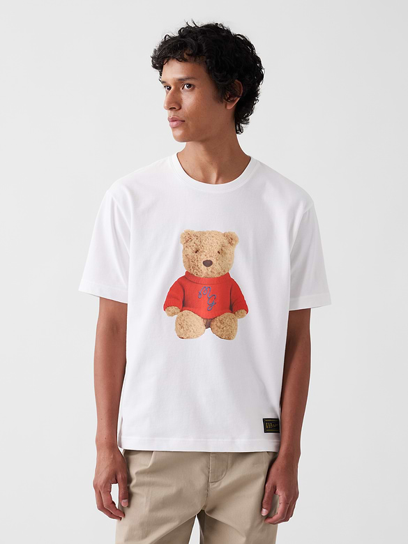 Gap × Malbon Organic Cotton Brannan Bear T-Shirt