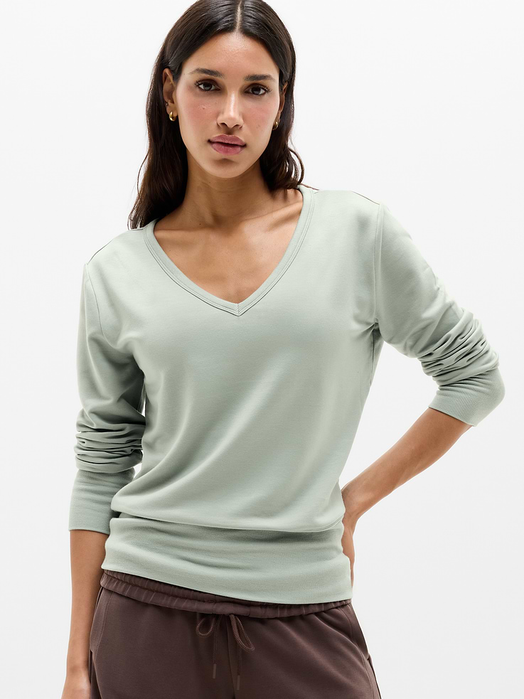 Image number 1 showing, Coaster Luxe V-Neck Sweatshirt