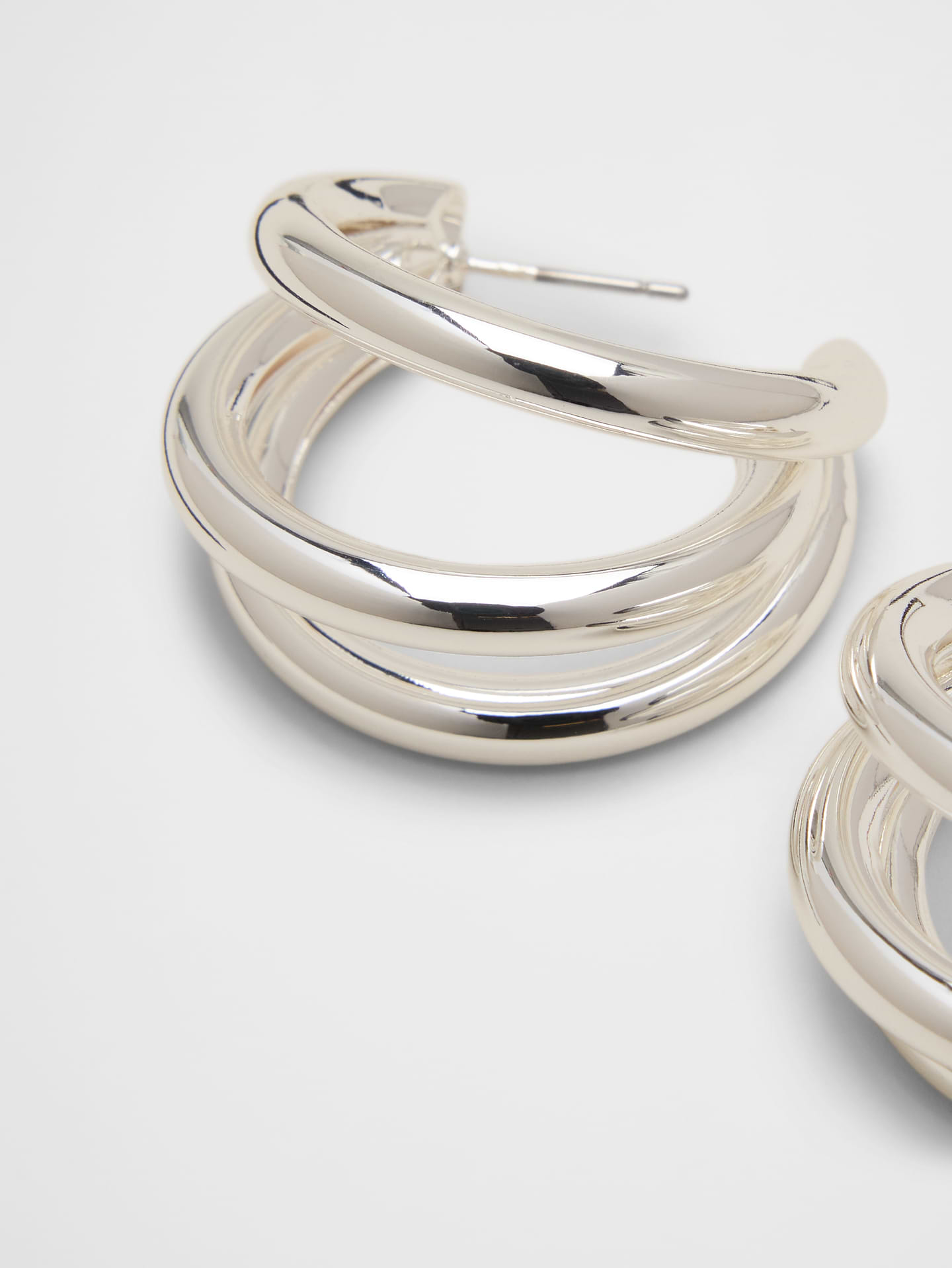 Image number 2 showing, Triple Hoop Earrings