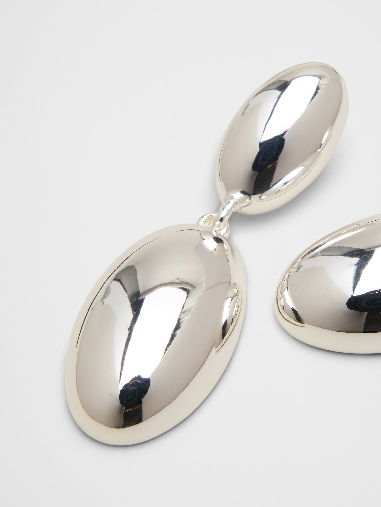 Image number 2 showing, Oval Pendant Drop Earrings
