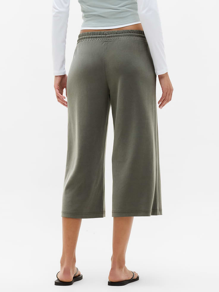 Image number 3 showing, Seasoft Wide Crop Pant