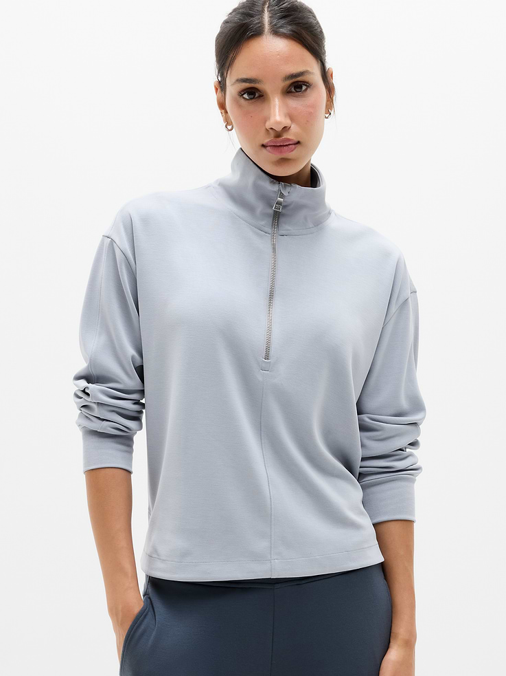 Image number 1 showing, Seasoft Classic 1/4 Zip Sweatshirt