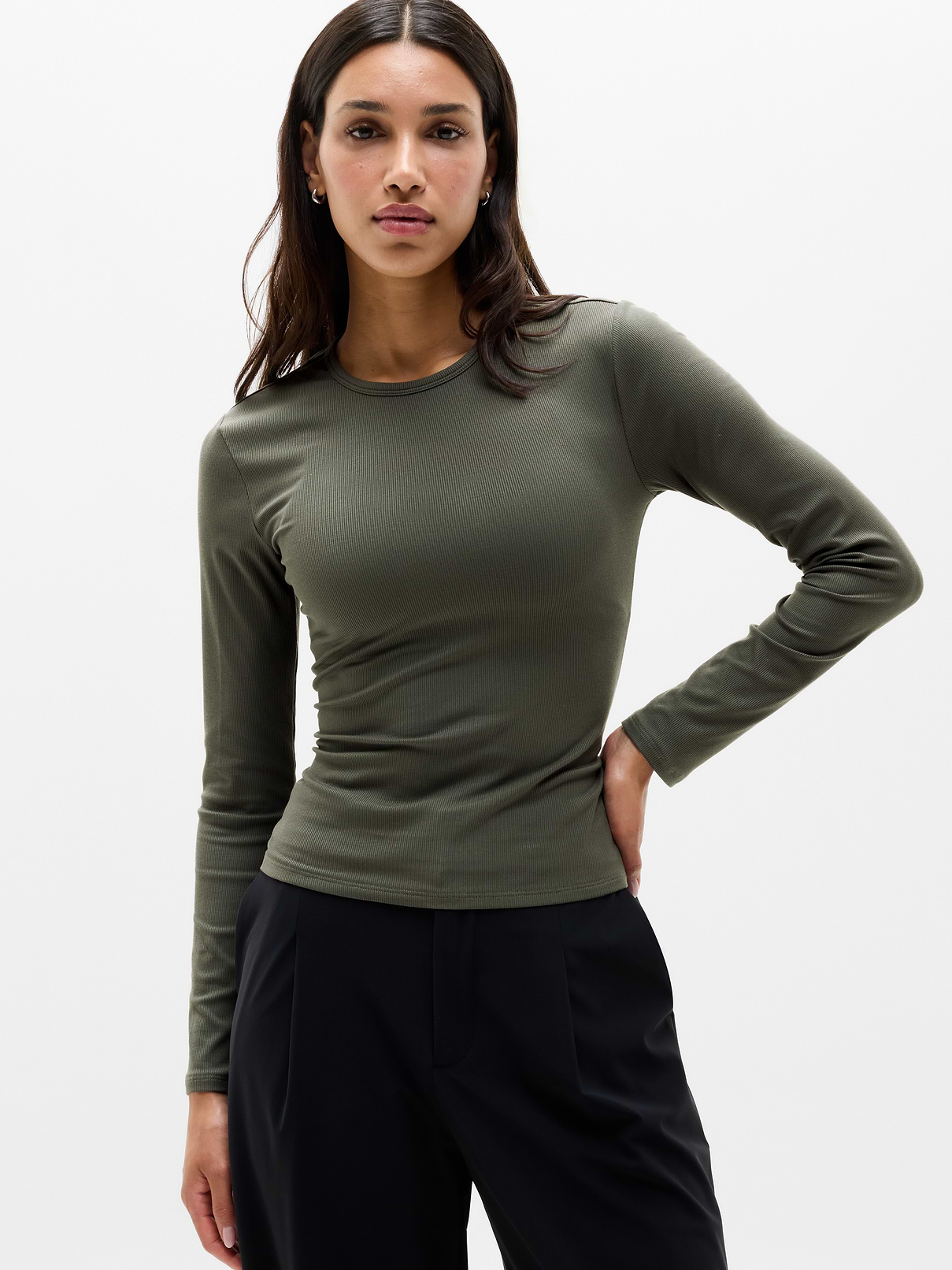 Image number 1 showing, Signature Rib Top
