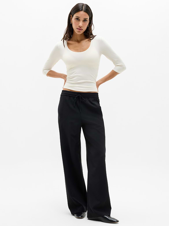 Bodymove Scoop Midi Sleeve Tee