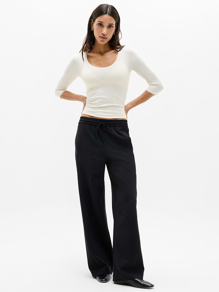 Image number 2 showing, Bodymove Scoop Midi Sleeve Tee