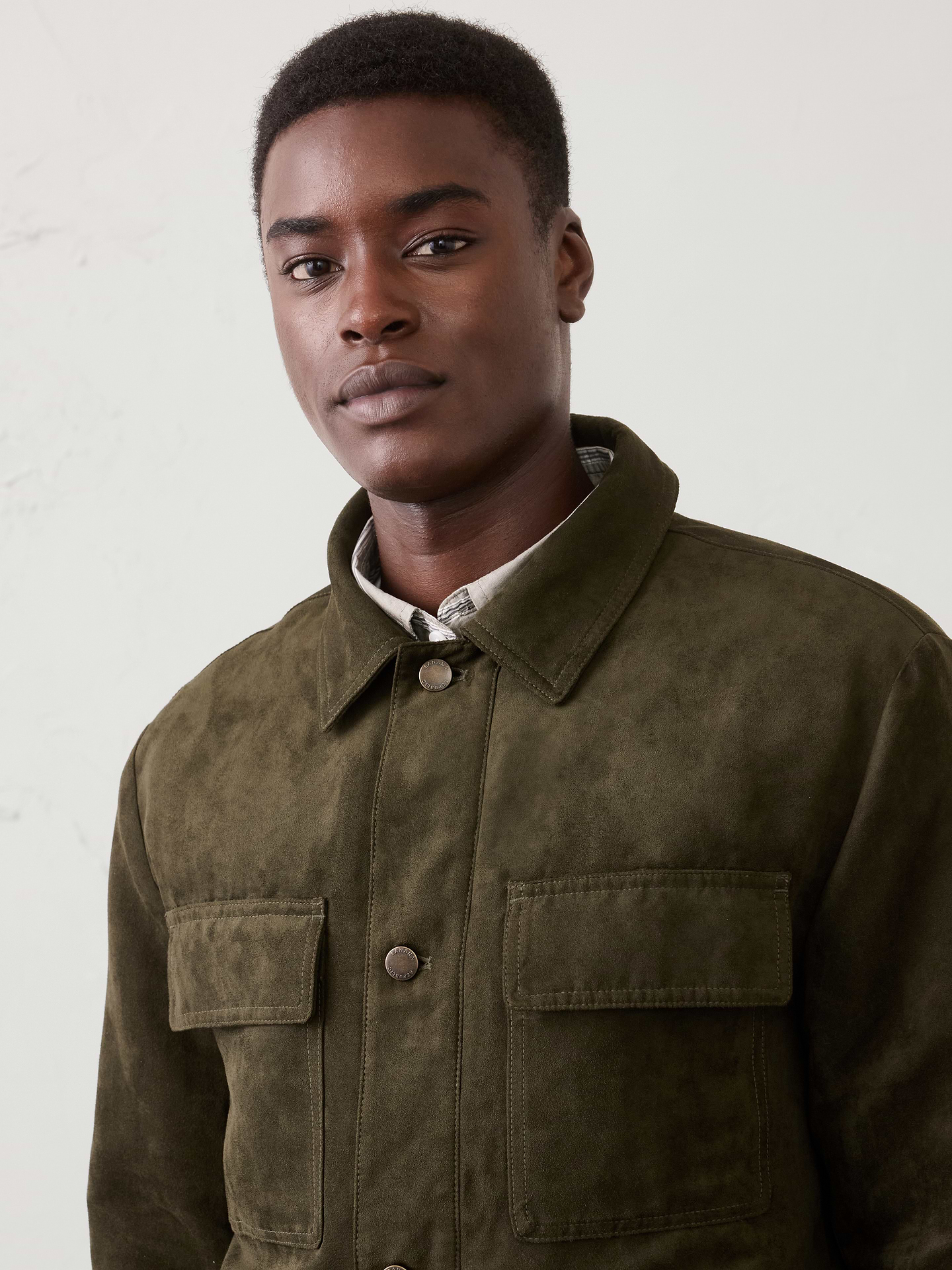 Image number 3 showing, Vegan Suede Jacket