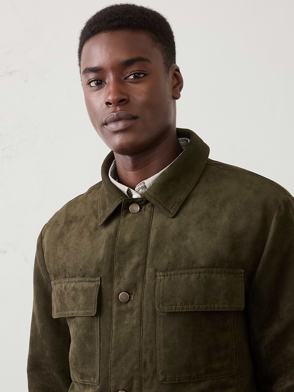 Vegan Suede Jacket