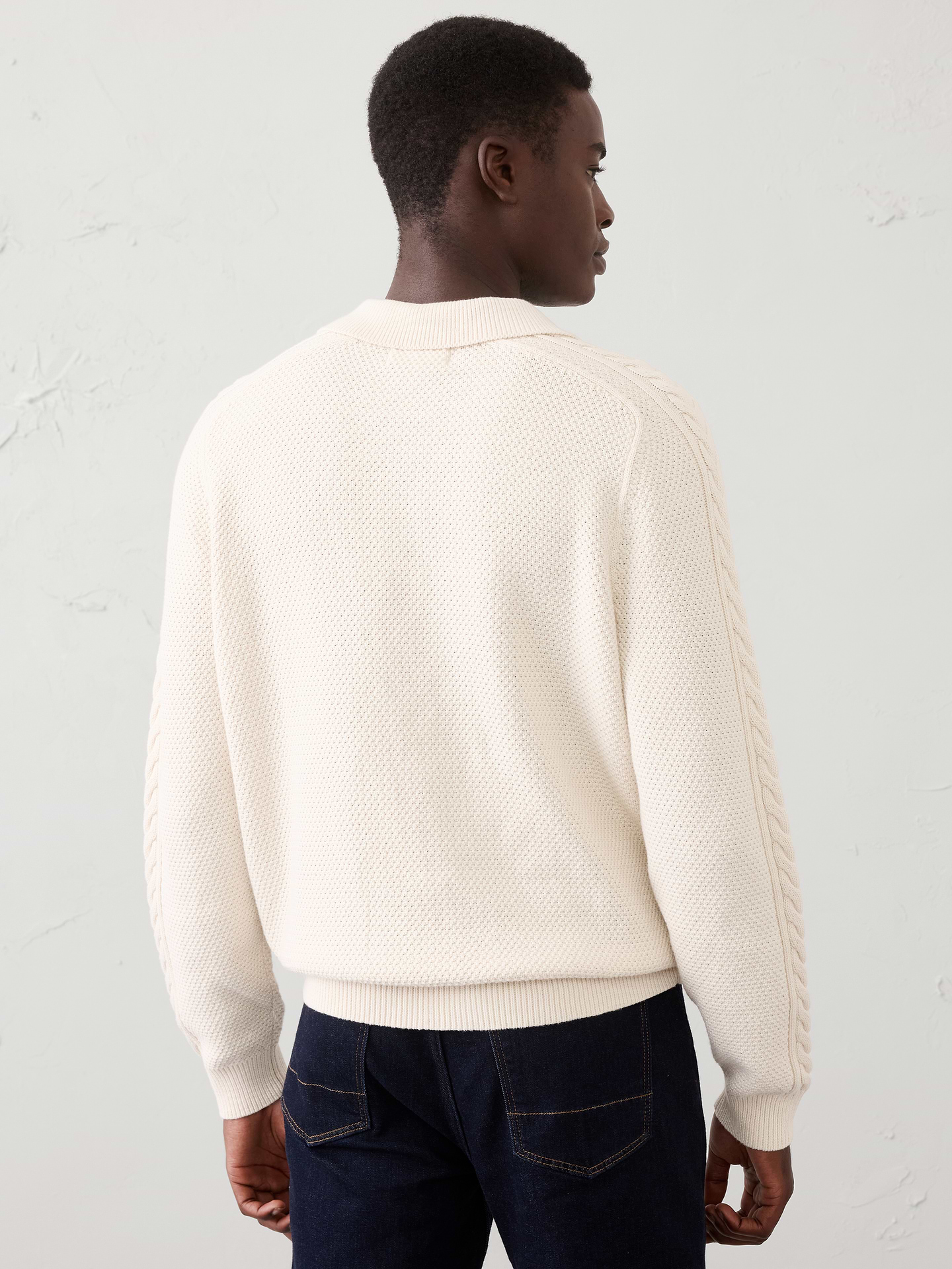 Image number 2 showing, Cable Sweater Polo