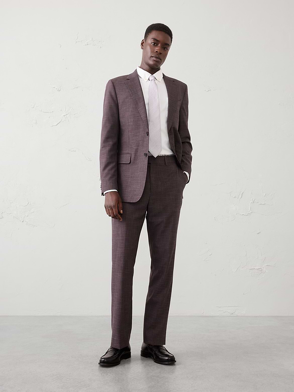Hopsack Suit Trouser