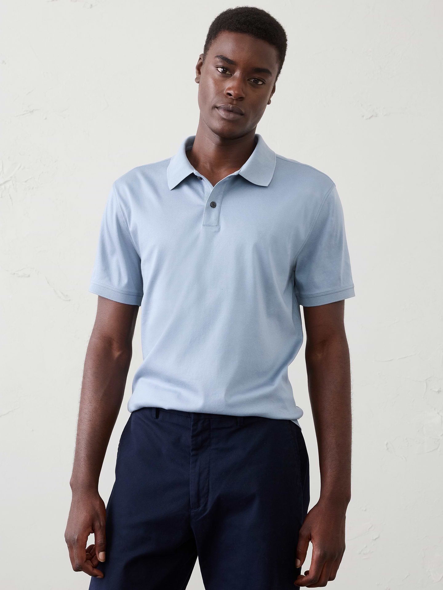 Image number 1 showing, Standard-Fit Luxe Touch Polo