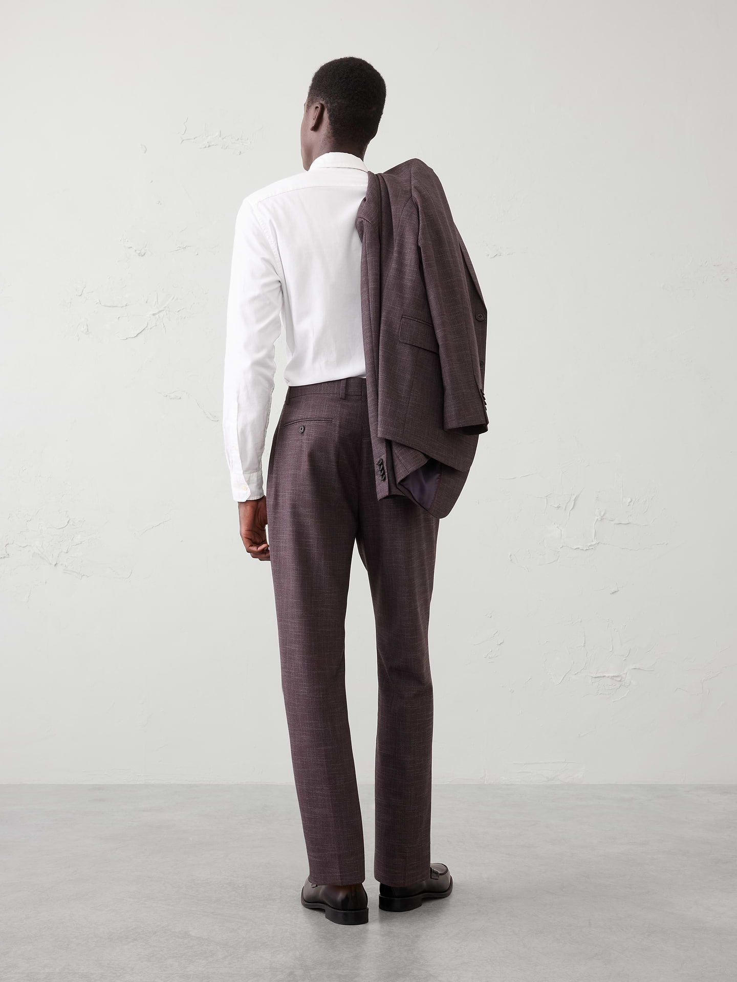 Image number 2 showing, Hopsack Suit Trouser