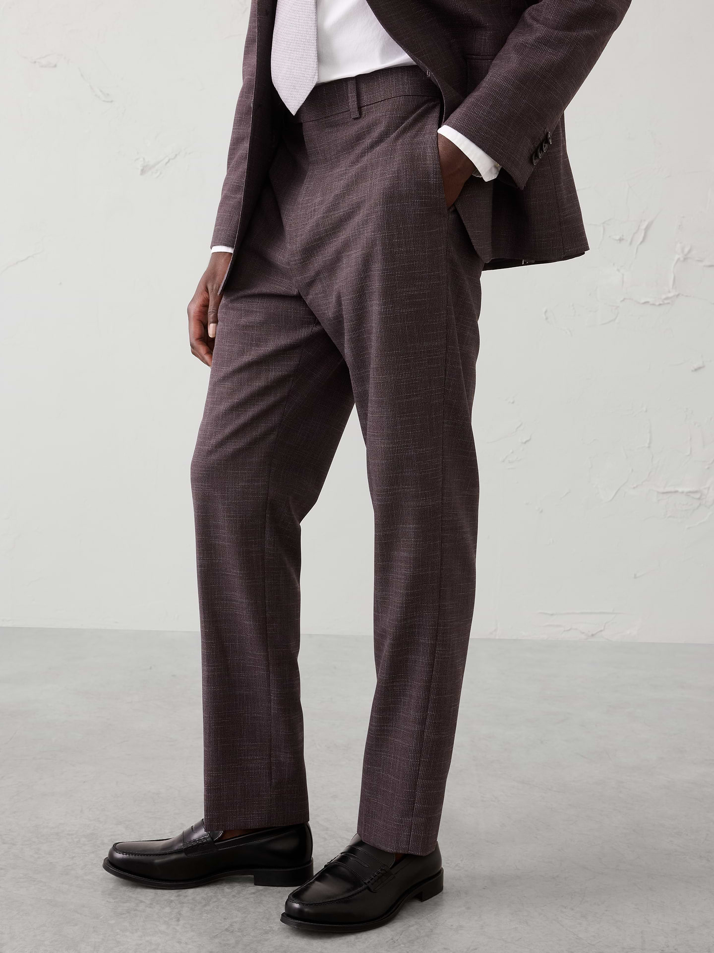 Image number 3 showing, Hopsack Suit Trouser