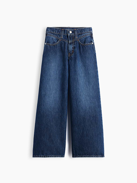 Kids Low Rise Front Yoke Baggy Jeans