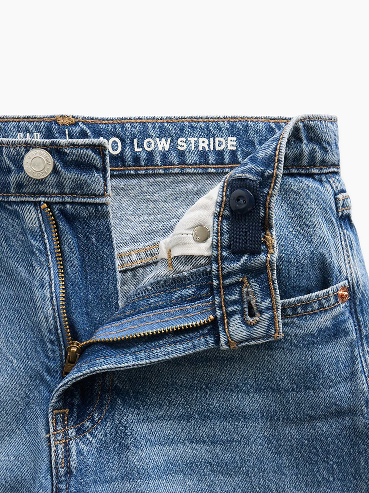 Image number 6 showing, Kids Low Rise Stride Wide-Leg Jeans