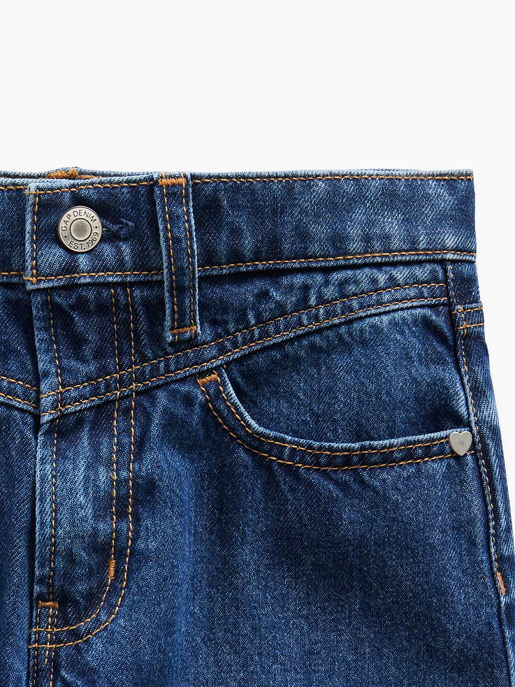 Image number 6 showing, Kids Low Rise Front Yoke Baggy Jeans