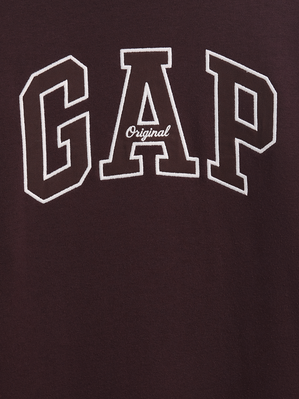 VintageSoft Oversized Mockneck Logo Sweatshirt