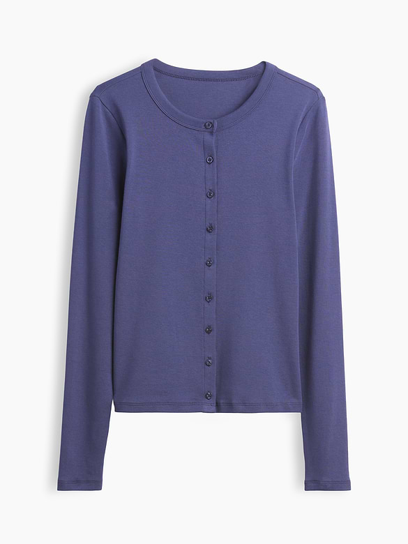 Modern Crewneck Cardigan