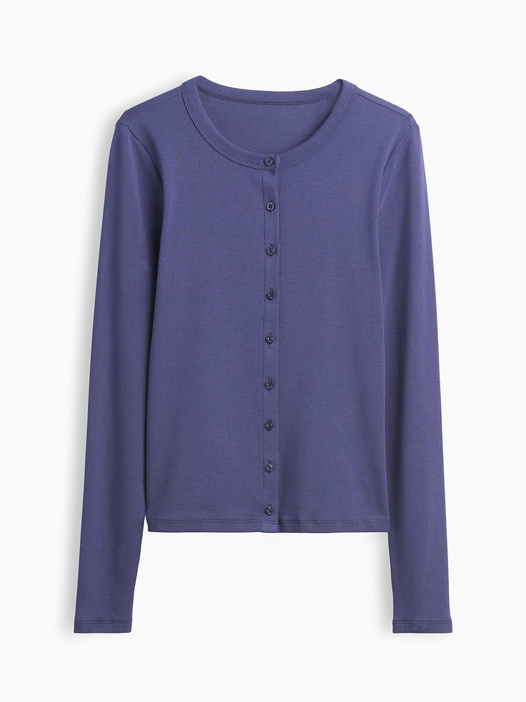Image number 4 showing, Modern Crewneck Cardigan