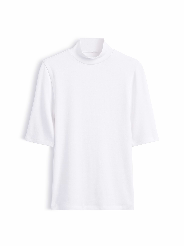 L'image numéro 6 présente T-shirt moderne à col montant