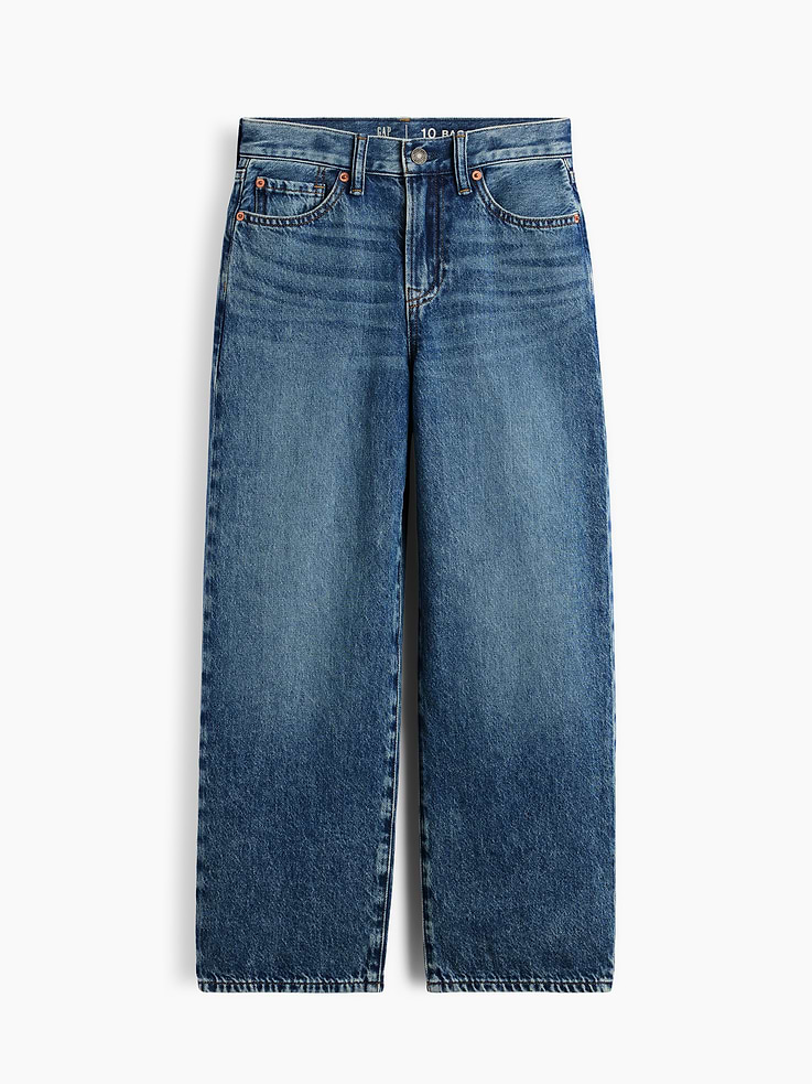 Image number 2 showing, Kids Baggy Taper Jeans