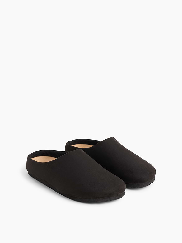 Kids Vegan Suede Clogs
