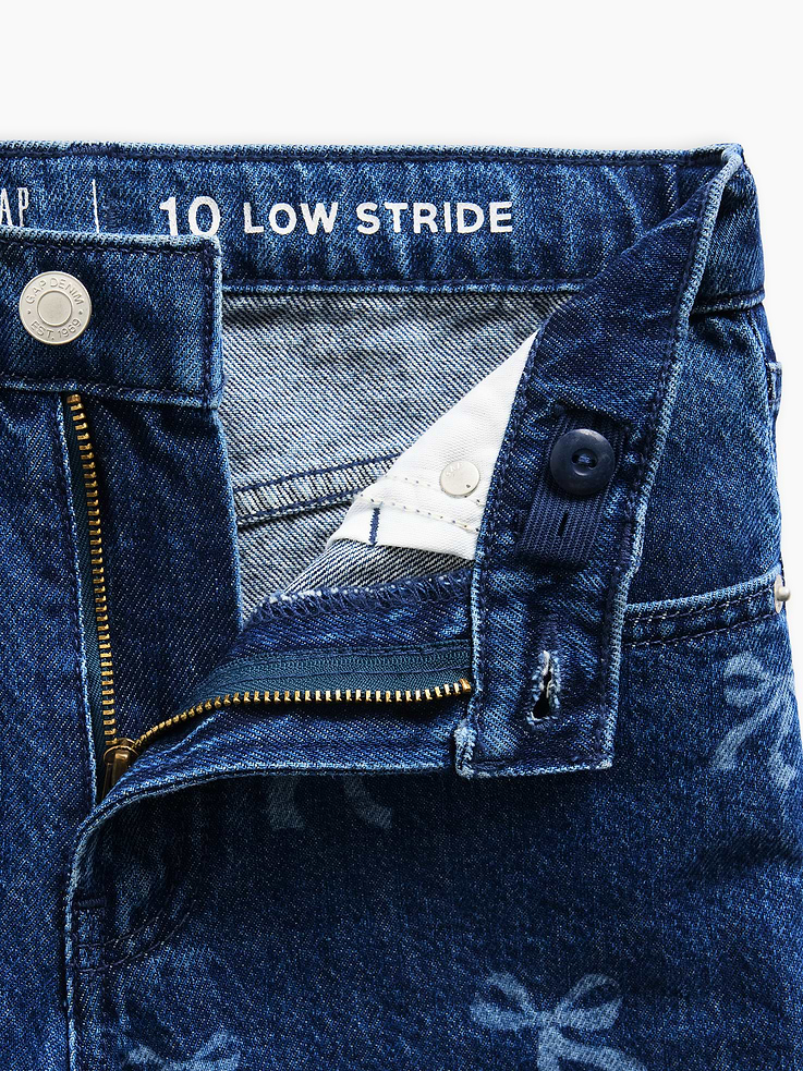 Image number 7 showing, Kids Low Rise Stride Wide-Leg Jeans