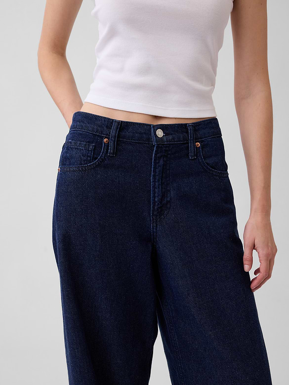 Mid Rise UltraSoft Baggy Jeans