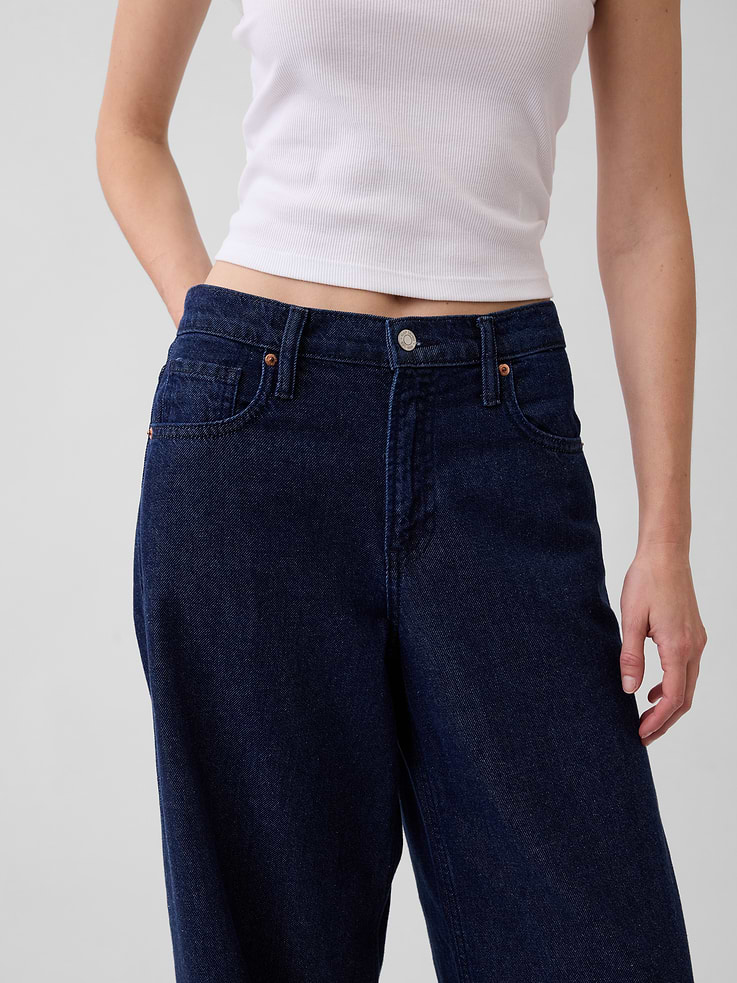 Image number 5 showing, Mid Rise UltraSoft Baggy Jeans