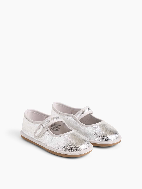 Toddler Metallic Mary Jane Flats