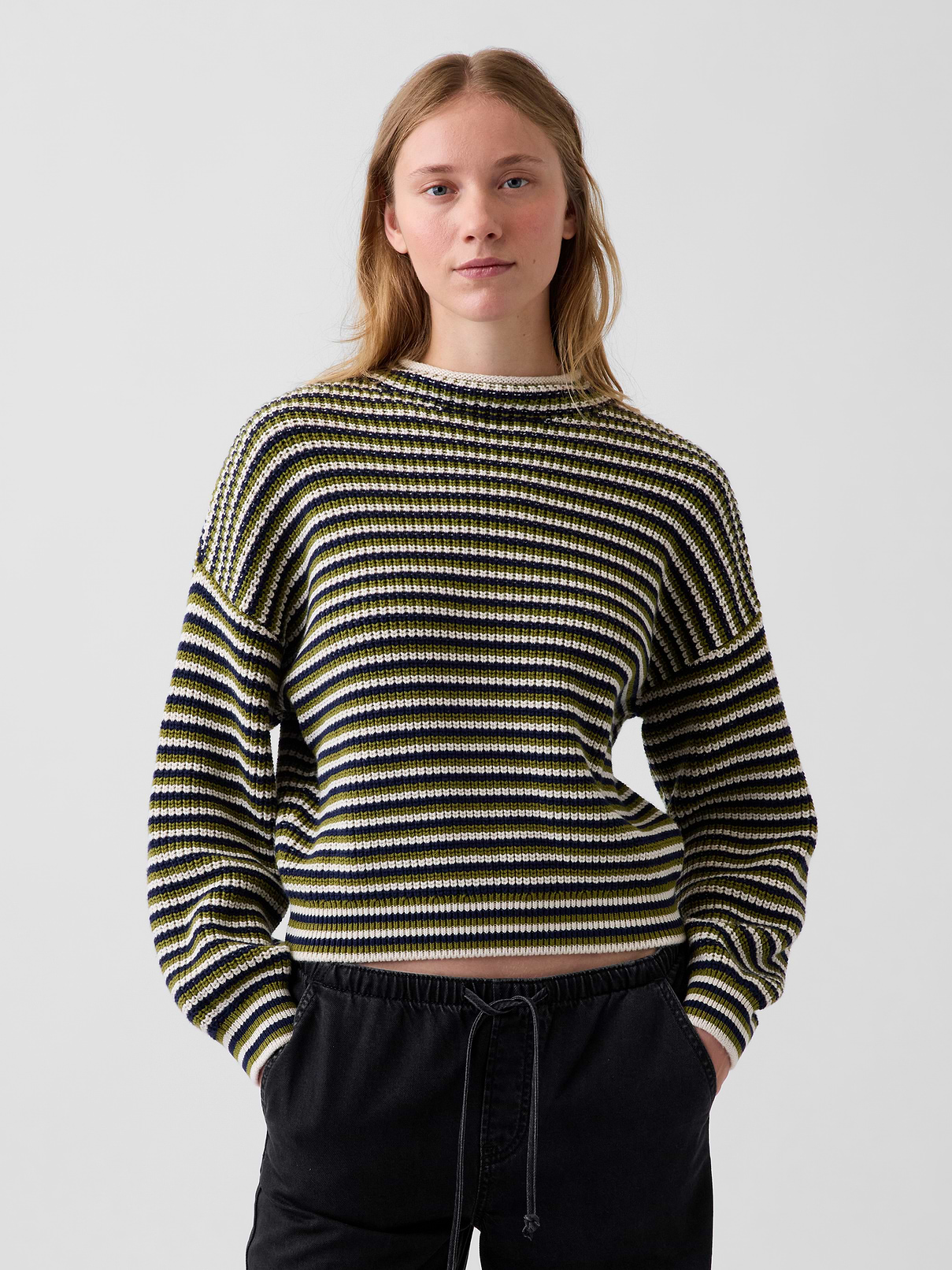 100% Cotton Oversized Rollneck Sweater