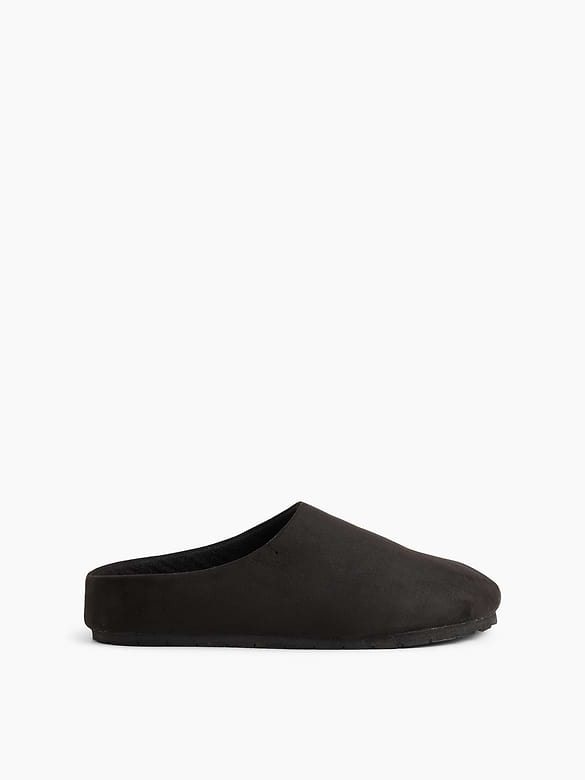 Kids Vegan Suede Clogs