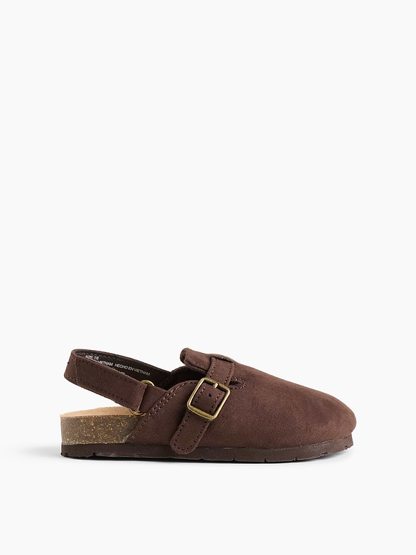 Toddler Vegan Suede Clogs