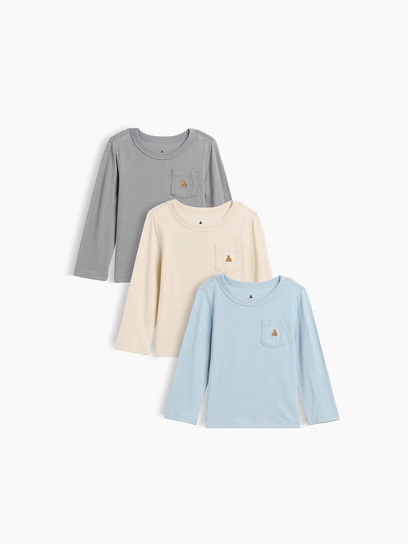 Baby & Toddler Mix & Match Pocket T-Shirt (3-Pack)
