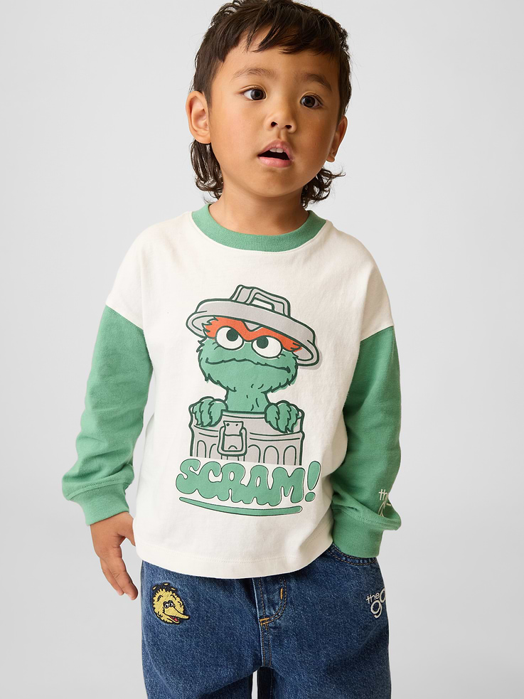 Image number 1 showing, Baby & Toddler Sesame Street Graphic T-Shirt