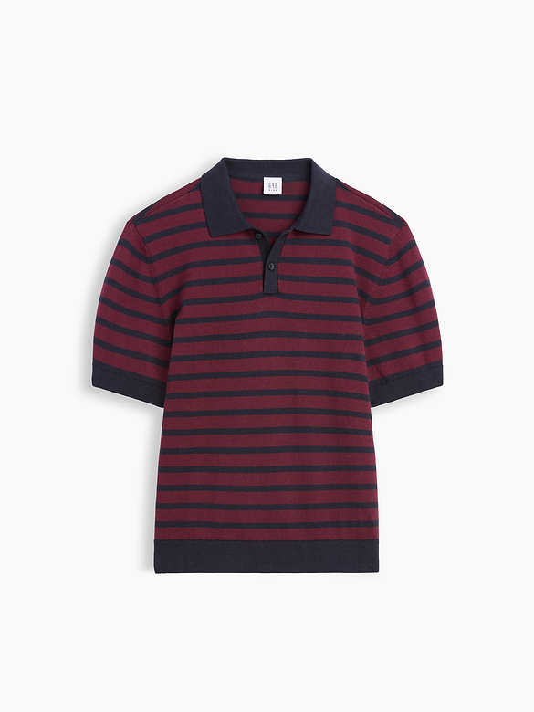 Kids Relaxed Sweater Polo Shirt