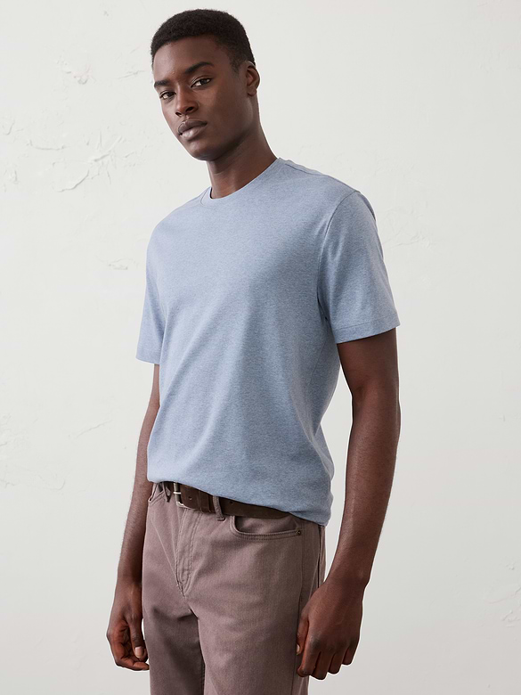 Luxe Touch Crew-Neck T-Shirt